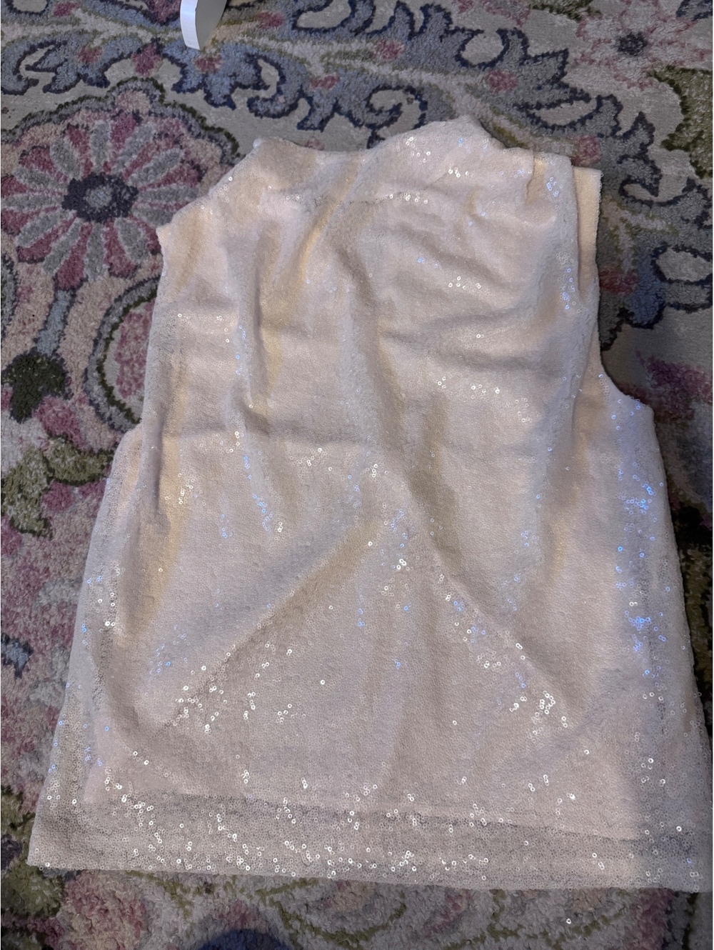 Pink lily sequined lines blouse top